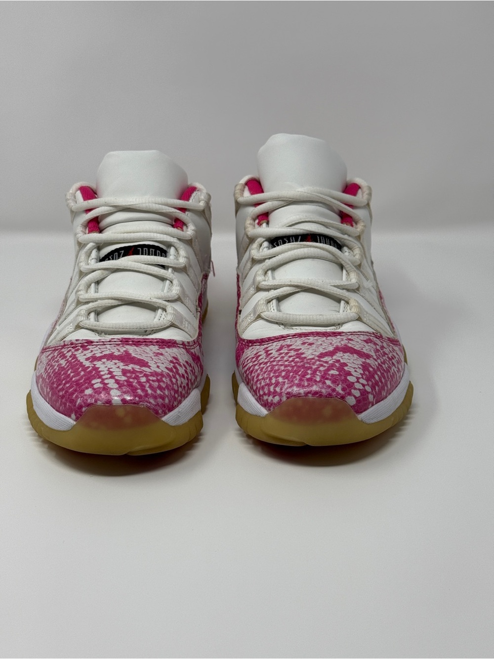 Size 7- Nike Air Jordan 11 Retro Low 'Pink Snakeskin‘